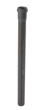 Tubo con manguito PP Polysan/Ostendorf-HT Safe, diámetro 40 mm. Longitud 500 mm